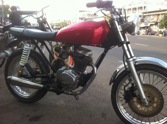 ขาย Jx110 แต่งสไตร์คาเฟ่ มีทะเบียนพร้อมชุดโอน