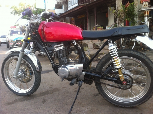 ขาย Jx110 แต่งสไตร์คาเฟ่ มีทะเบียนพร้อมชุดโอน