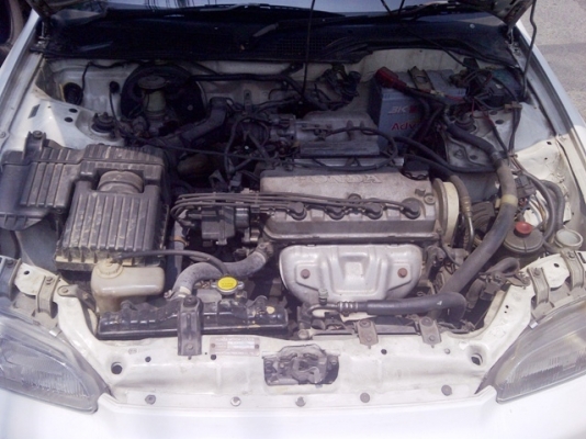 ขาย civic 3 Dr สีขาว ปี95 ออโต้ หัวฉีด ดิส4ล้อ ไม่แก๊ส สด140,000