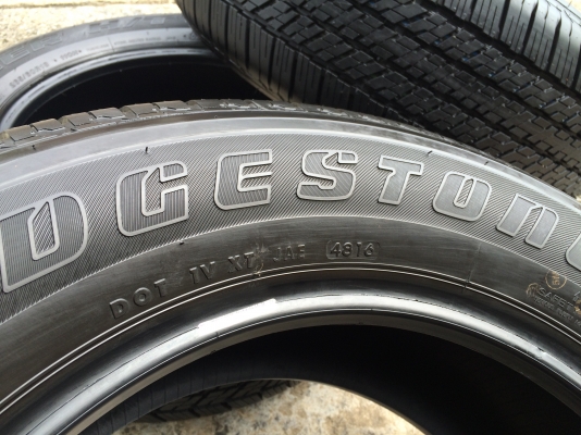 ยางถอดป้ายแดง Bridgestone Dueler H/T 265 60 r18