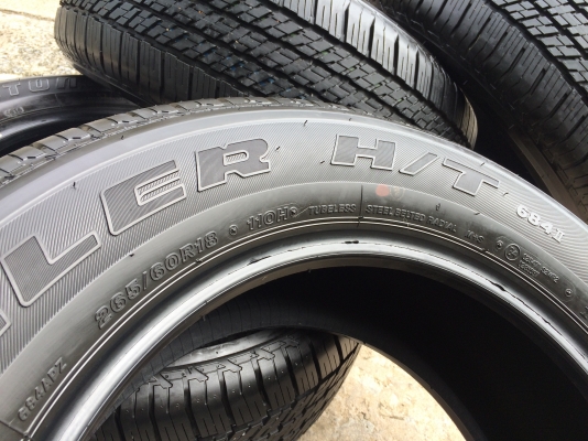 ยางถอดป้ายแดง Bridgestone Dueler H/T 265 60 r18
