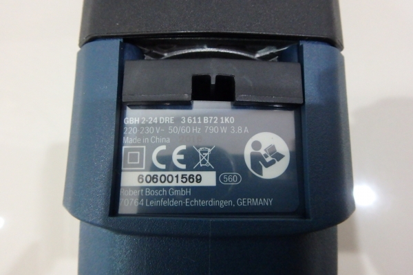 โรตารี่ Bosch 3 ระบบ รุ่น 2-24 DRE ของแท้ 790 W. สภาพใหม่มาก พร้อมกล่อง