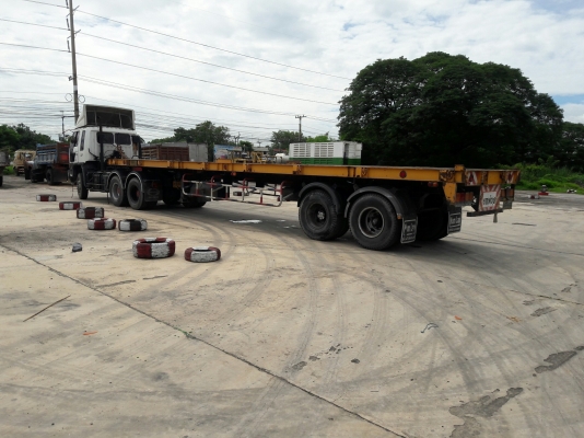 หัวลาก HINO รุ่น FM1JKNA 245 แรงม้า ปีจดทะเบียน 2546พร้อมหาง รุ่น VHT-TST1250M ปีจดทะเบียน 2546