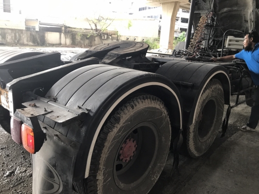 หัวลาก HINO รุ่น FM1JKNA 245 แรงม้า ปีจดทะเบียน 2546พร้อมหาง รุ่น VHT-TST1250M ปีจดทะเบียน 2546