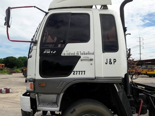 หัวลาก HINO รุ่น FM1JKNA 245 แรงม้า ปีจดทะเบียน 2546พร้อมหาง รุ่น VHT-TST1250M ปีจดทะเบียน 2546