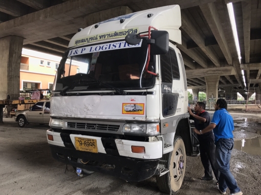 หัวลาก HINO รุ่น FM1JKNA 245 แรงม้า ปีจดทะเบียน 2546พร้อมหาง รุ่น VHT-TST1250M ปีจดทะเบียน 2546