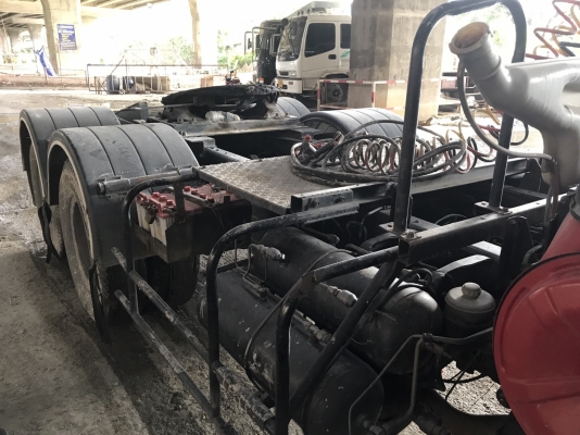 หัวลาก HINO รุ่น FM1JKNA 245 แรงม้า ปีจดทะเบียน 2546พร้อมหาง รุ่น VHT-TST1250M ปีจดทะเบียน 2546