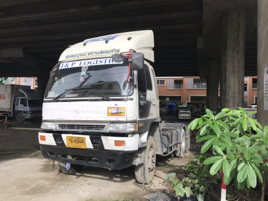 หัวลาก HINO รุ่น FM1JKNA 245 แรงม้า ปีจดทะเบียน 2546พร้อมหาง รุ่น VHT-TST1250M ปีจดทะเบียน 2546