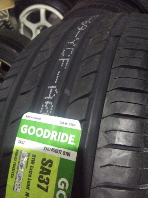 ยางไทย goodride thailand ราคา 4 เส้น 5700 บาท รับประกันบาดบวมแตกตำ เปลี่ยนใหม่ได้