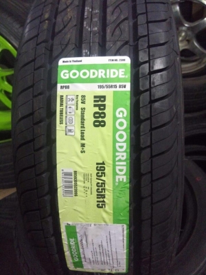 ยางไทย goodride thailand ราคา 4 เส้น 5700 บาท รับประกันบาดบวมแตกตำ เปลี่ยนใหม่ได้