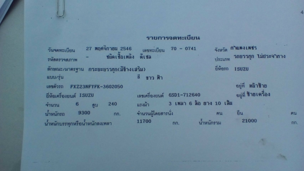 ขายพ่วงแม่ลูก ISUZU
