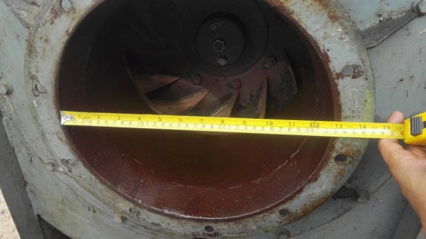 ** SOLD ** โบวเวอร์ดูดเป่าอากาศ 7.5 HP 380V พร้อมใช้