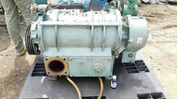 แวคคัมปั้มญี่ปุ่น ANLET VACUUM CT 150V ใช้กับมอเตอร์ 30-75 HP ท่อ 6&quot;- 5&quot; ของตัดตู้ญี่ปุ่นน้ำมันใสกิ้ก!!