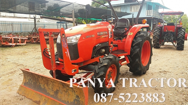รถเข้าใหม่#ปัญญาแทรคเตอร์..จัดมาให้ครับ ด่วน 290,000 บาท.คูโบต้าL3608 ใบมีดคานล่าง พร้อม ผานพรวน6&times;22  รถไร่ สีเดิมๆสภาพพร้อมใช้