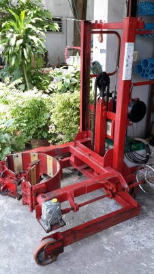 สแตกเกอร์ยกถัง 200 ลิตรระบบไฟฟ้า 12v