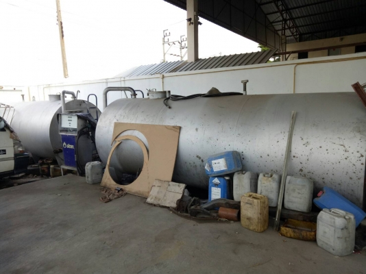 ขายถังน้ำมัน 10000ลิตร2ใบพร้อมหัวจ่ายดิจิตอล