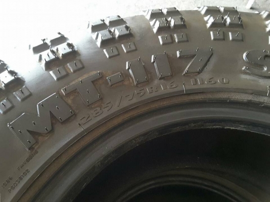 SILVERSTONE MT117 SPORT 285-75-16 ปี14 สวยๆ 1ชุด