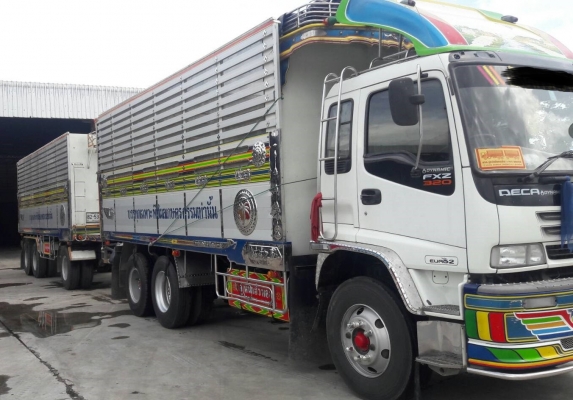 พ่วง 22 ล้อ ISUZU FXZ320 ปี50 Maxload กระบะมิเนียม-ดั้ม อู่ หน่ำฮั้วทอง สวย เดิมบาง ยางเต็มทุกเส้น ไมล์ 349,000 กม