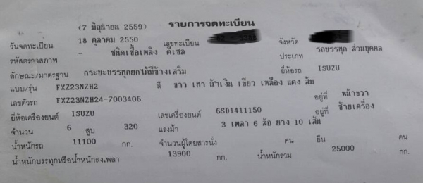 พ่วง 22 ล้อ ISUZU FXZ320 ปี50 Maxload กระบะมิเนียม-ดั้ม อู่ หน่ำฮั้วทอง สวย เดิมบาง ยางเต็มทุกเส้น ไมล์ 349,000 กม