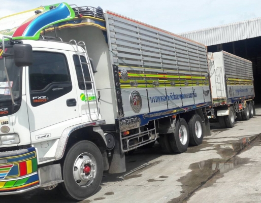 พ่วง 22 ล้อ ISUZU FXZ320 ปี50 Maxload กระบะมิเนียม-ดั้ม อู่ หน่ำฮั้วทอง สวย เดิมบาง ยางเต็มทุกเส้น ไมล์ 349,000 กม