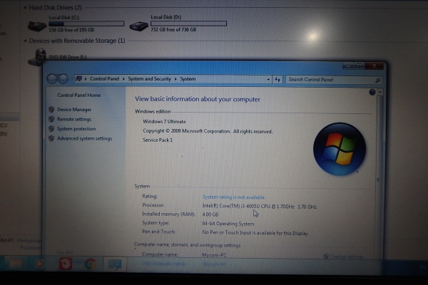 โน๊ตบุ๊ค Acer Aspire E5-471 Core i3-4005U Ram 4G HDD 1 TB ที่ชาร์ท กระเป๋า โน๊ตบุ๊ค Acer Aspire E5-471 Core i3-4005U Ram 4G HDD 1 TB ที่ชาร์ท กระเป๋า
