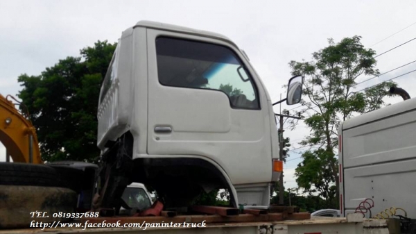 สินค้าเก่านอก ขายถูกด่วนๆ หัวเก๋งรถบรรทุก 6 ล้อกลาง /CABIN NISSAN รุ่น :PU41H4 (มีขาหลัง/รุ่นยกหัวได้/มีเฉพาะหัวเก๋ง) ราคาเพียง 36,000 บาท สนใจรีบติดต่อ 0819337688