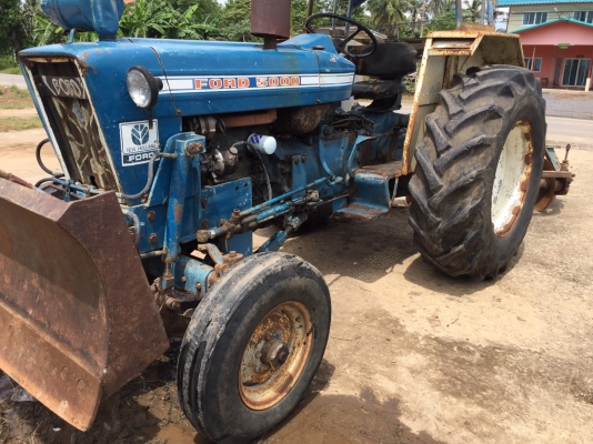 Ford 5000 เครื่อง T5 เพลาเดียว อุปกรณ์ผาน 7+ ผ่านหน้า ทะเบียนพร้อม