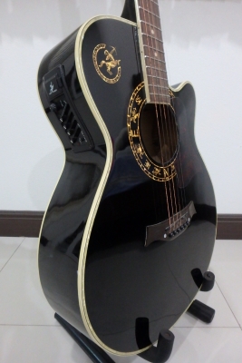 กีต้าร์โปร่งเว้าไฟฟ้า Swift Horse 40 นิ้ว รุ่น WG408CB/BK EQ อย่างดี 7545R มือสอง