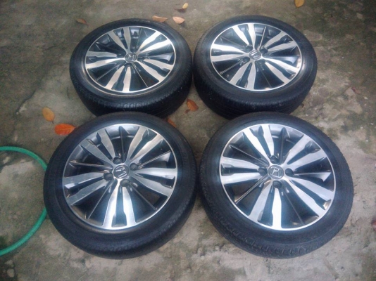 ขายล้อแม็ก Honda Jazz GK รุ่นท็อป ขอบ 16 4 ล้อ ราคา 5,500 บาท ราคาถูก