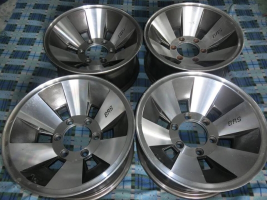 ล้อแม้กเรโทร BRS.japan ขอบ15x7&#039;6รู139 &#039; อ๊อฟเซท -15 ใหม่เก่าเก็บ