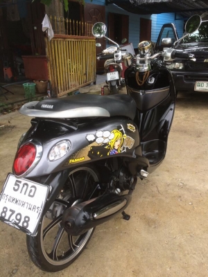 Yamaha Fino รถปี 2556 (ล้อแม็กซ์) สี เทา-ดำ เกย์แยก สวยๆราคาถูกครับ