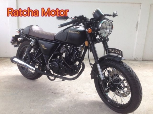 Stallions Centaur Cafe Mega ดำด้าน รุ่นพิเศษ ปี2016 รถ 6 เดือนใหม่วิ่งน้อย สภาพใหม่ ไร้ตำหนิ