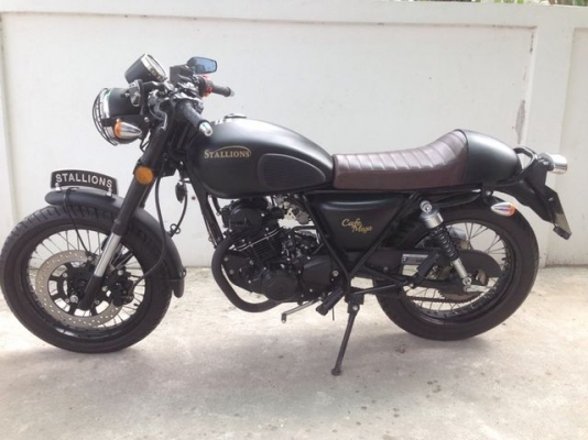 Stallions Centaur Cafe Mega ดำด้าน รุ่นพิเศษ ปี2016 รถ 6 เดือนใหม่วิ่งน้อย สภาพใหม่ ไร้ตำหนิ