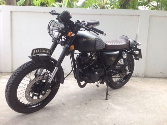 Stallions Centaur Cafe Mega ดำด้าน รุ่นพิเศษ ปี2016 รถ 6 เดือนใหม่วิ่งน้อย สภาพใหม่ ไร้ตำหนิ