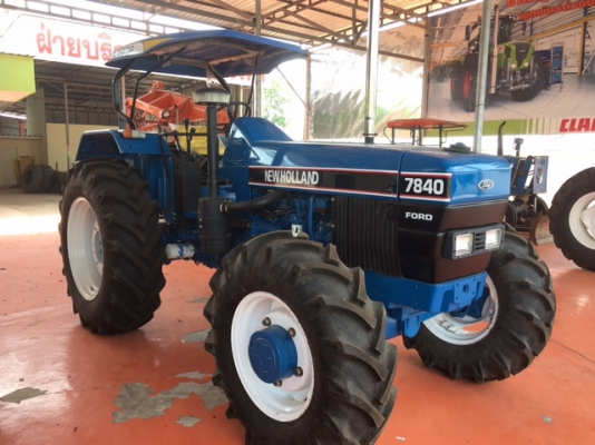 ขาย!! FORD 7840 POWER STARขนาด 105 แรงม้า เกียร์ข้าง 12*12 ไม่มีกล่องควบคุมไฟฟ้า แถม*ใบมีดันหน้า 8ฟุตKHL เอกสารInvoidครบ