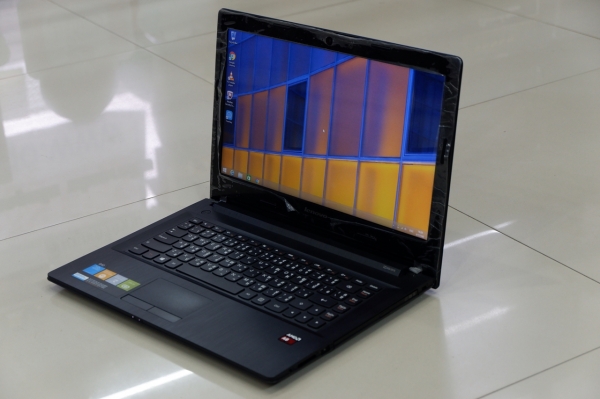 โน๊ตบุ๊ค Lenovo G40-45 AMD A8-6410 RAM 4GB Hdd 500GB การ์ดจอ R5 M230 ที่ชาร์ท กระเป๋า