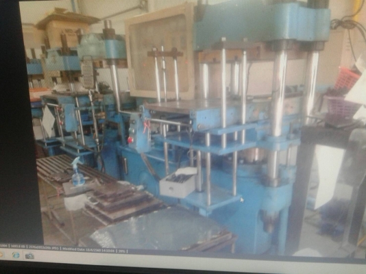 เครื่องอัดยาง ขนาด 150 ตัน