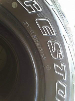 บริสโตน AT 265-70-16 ปี12 สภาพสวยๆ 1ชุด