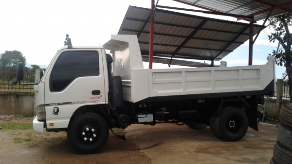 ขายด่าน.หกล้อดั้มพ์NPR130แรง.เครื่อง4HG1.เทอร์โบว์.ปี49.แอร์.เพาเวอร์.ช่วงล่างFกระบะดั้มพ์สามมิตร