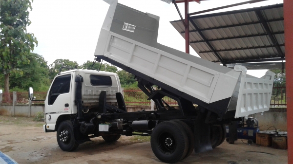 ขายด่าน.หกล้อดั้มพ์NPR130แรง.เครื่อง4HG1.เทอร์โบว์.ปี49.แอร์.เพาเวอร์.ช่วงล่างFกระบะดั้มพ์สามมิตร