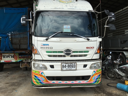 พ่วง 22 ล้อ HINO 344 ปี 56 ท่อสั้นตัว S กระบะมิเนียม - ดั้ม อู่ธนิกลการ ไมล์ 320,000 กม. ราคา 2.75 ล้าน ต่อรอง