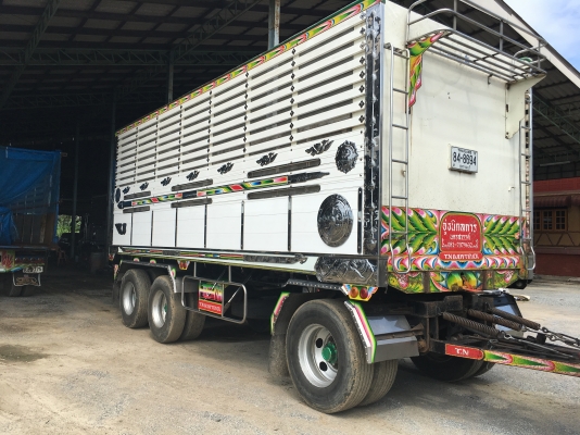 พ่วง 22 ล้อ HINO 344 ปี 56 ท่อสั้นตัว S กระบะมิเนียม - ดั้ม อู่ธนิกลการ ไมล์ 320,000 กม. ราคา 2.75 ล้าน ต่อรอง