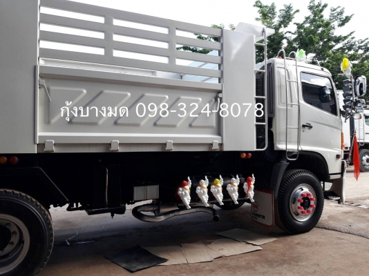 Hino 320 แรง ปี 49 ดัมพ์สามมิตร มีระบบลากพ่วง