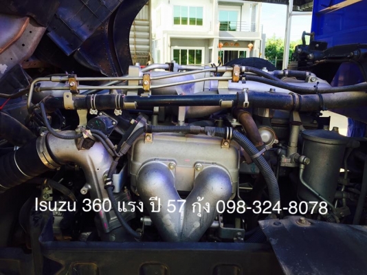 Isuzu 360 แรง ปี 57 กระบะดัมพ์ลูก 3 เพลาแท้