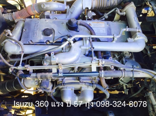 Isuzu 360 แรง ปี 57 กระบะดัมพ์ลูก 3 เพลาแท้