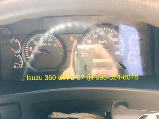 Isuzu 360 แรง ปี 57 กระบะดัมพ์ลูก 3 เพลาแท้
