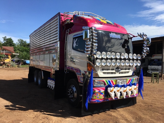 Hino 344 แรง ปี 56 ดัมพ์มิเนียมอู่ ส.สมบัติ มีระบบลากพ่วง