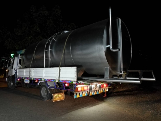 ขายถังน้ำมันใหม่ขนาด 20000 ลิตร ผลิตเอง เหล็กหนา ุ4 มม.