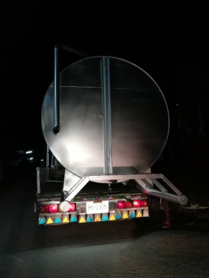 ขายถังน้ำมันใหม่ขนาด 20000 ลิตร ผลิตเอง เหล็กหนา ุ4 มม.