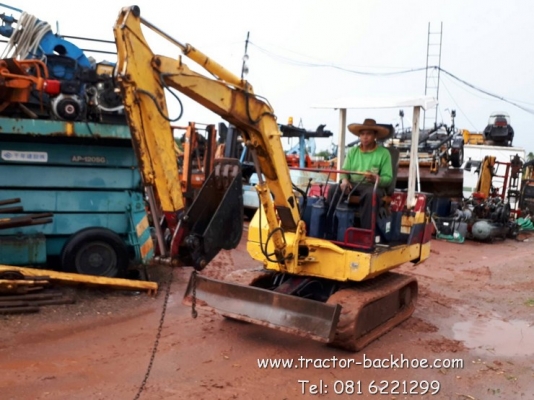 ขาย รถขุด แบคโฮ KOMATSU PC 10-6 แทรคยาง สภาพดี ปั๊มแรง เก่าญี่ปุ่นแท้ บุ้งกี๋ สำหรับขุดวางท่อ พร้อมใ